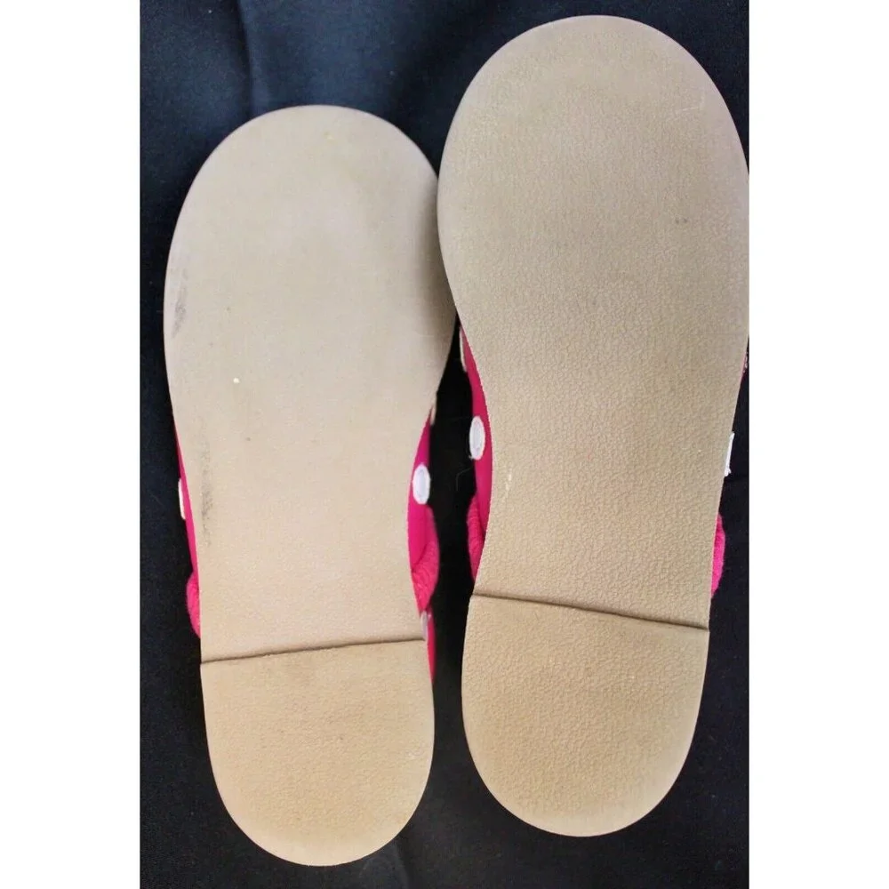 Lolly Wolly Doodle Pink Polka Dot Girls Mary Janes sz 2 Leather Shoes T-Strap